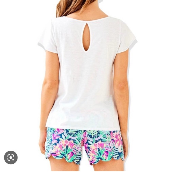 Lilly Pulitzer White Florabelle Top - Picture 2 of 6